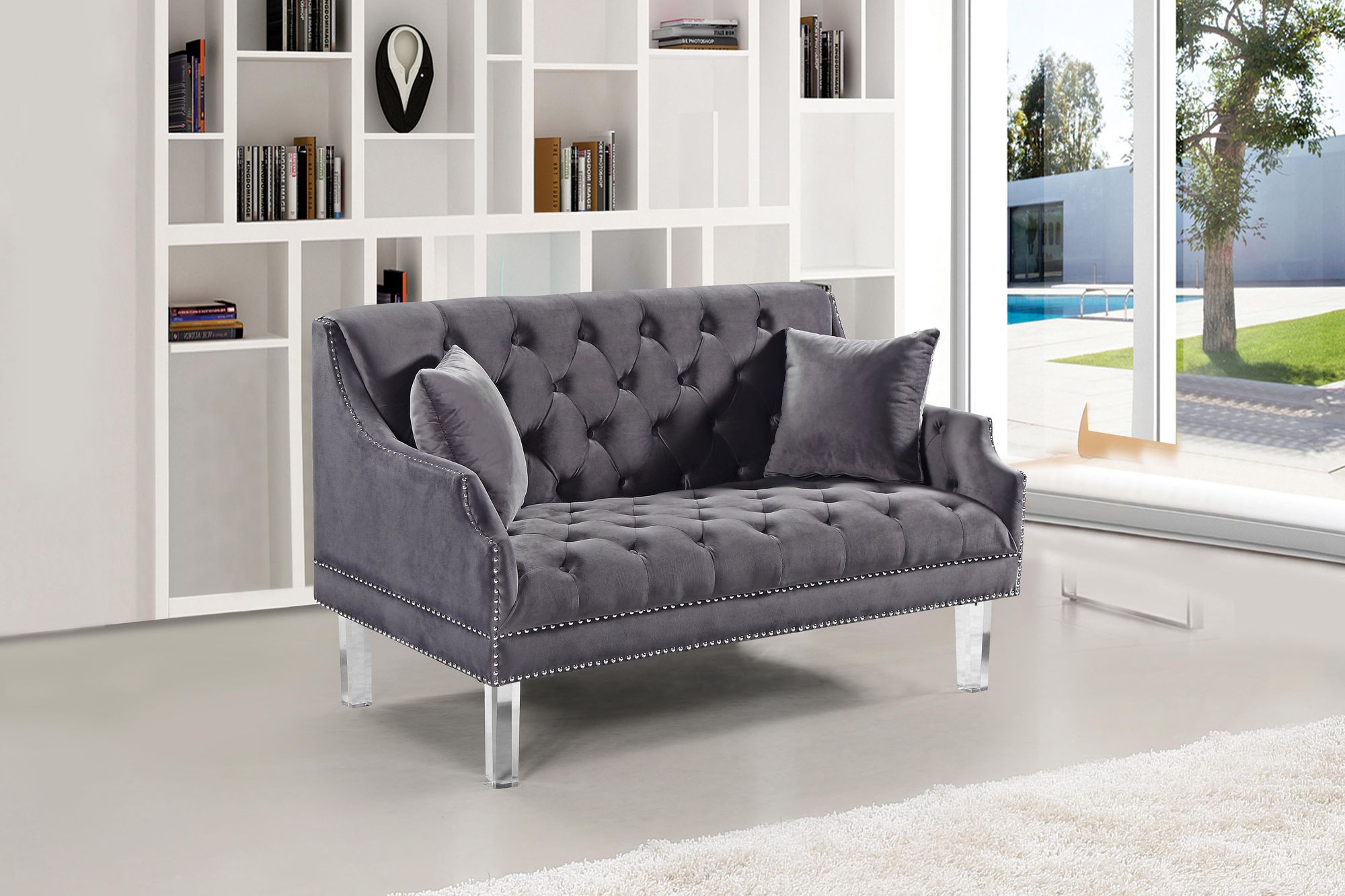 Roxy Velvet Loveseat