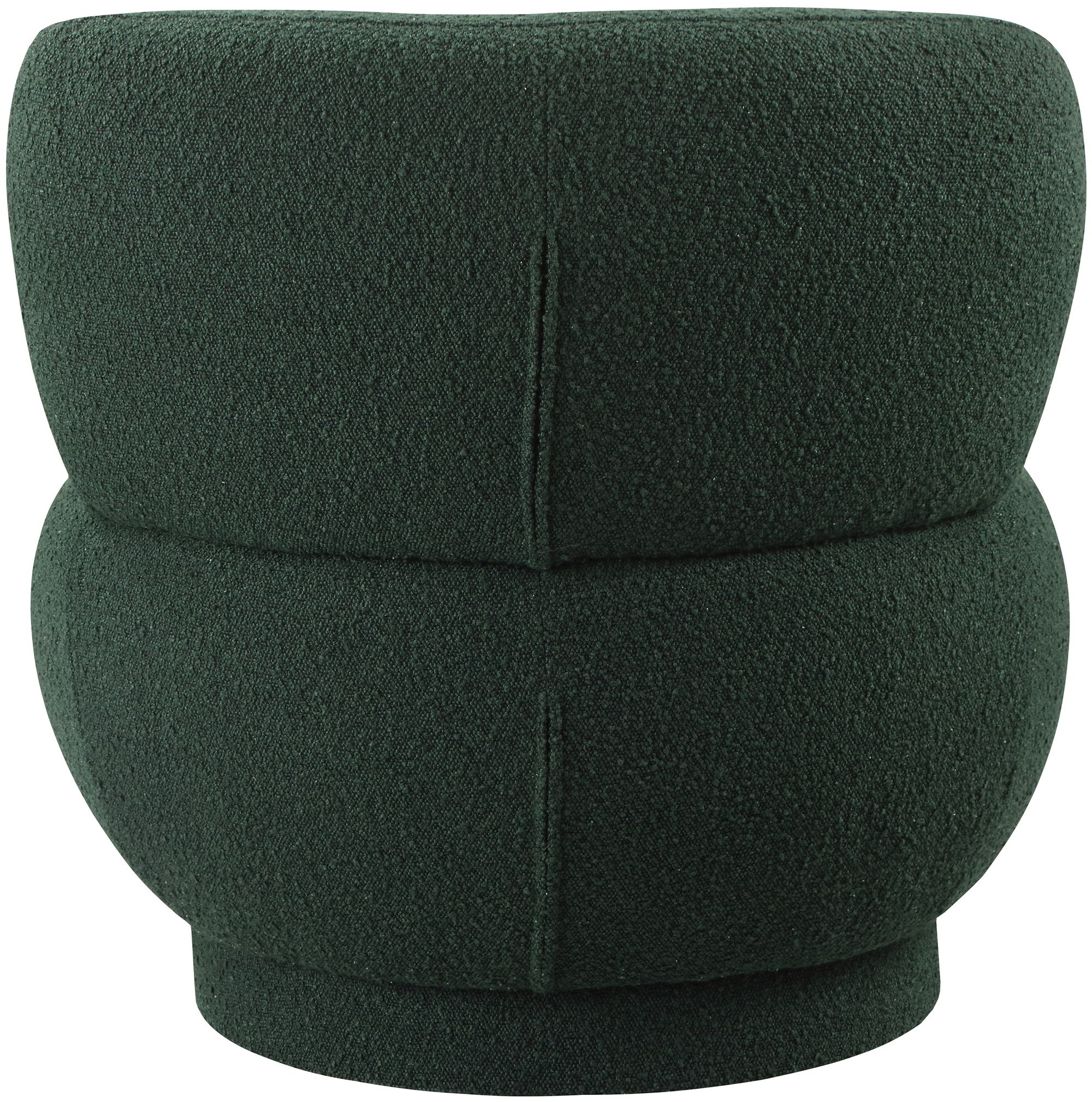 Calais Boucle Fabric Accent Chair with Upholstered Base