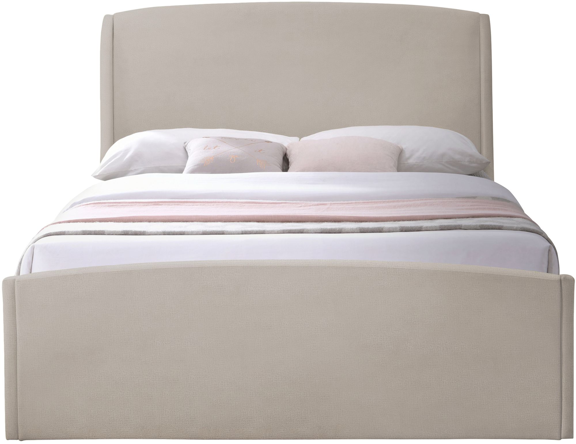 Tess Velvet Queen Size Bed