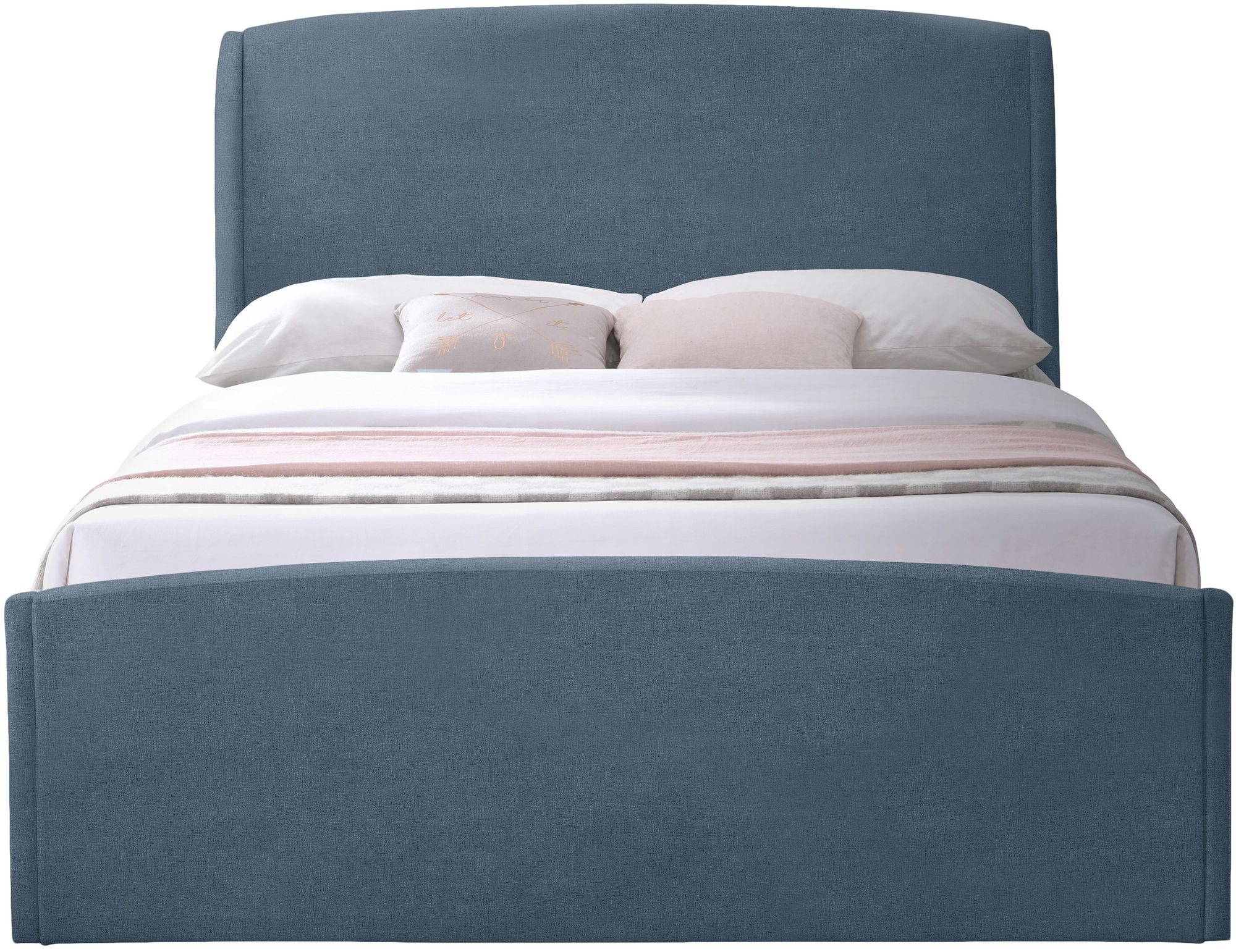 Tess Velvet King Size Bed