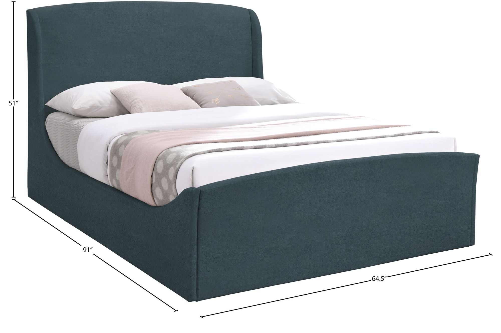 Tess Velvet Bed