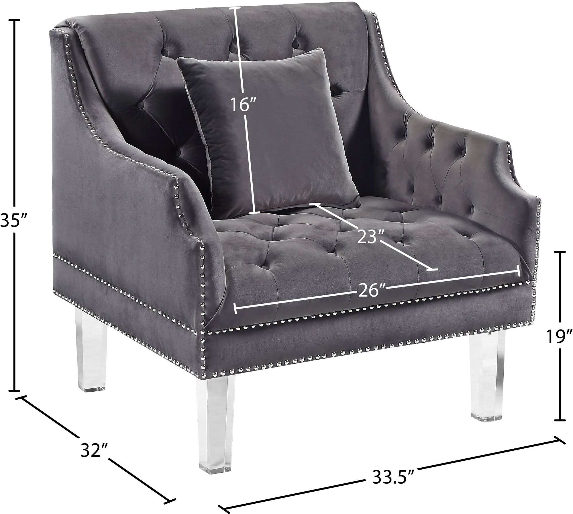 Roxy Velvet Chair