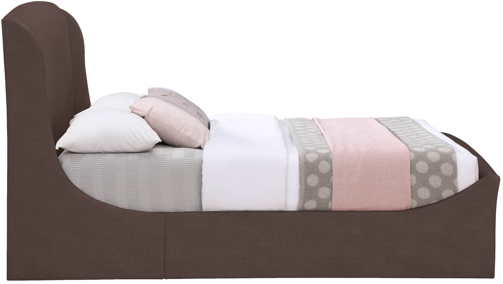 Tess Velvet King Size Bed