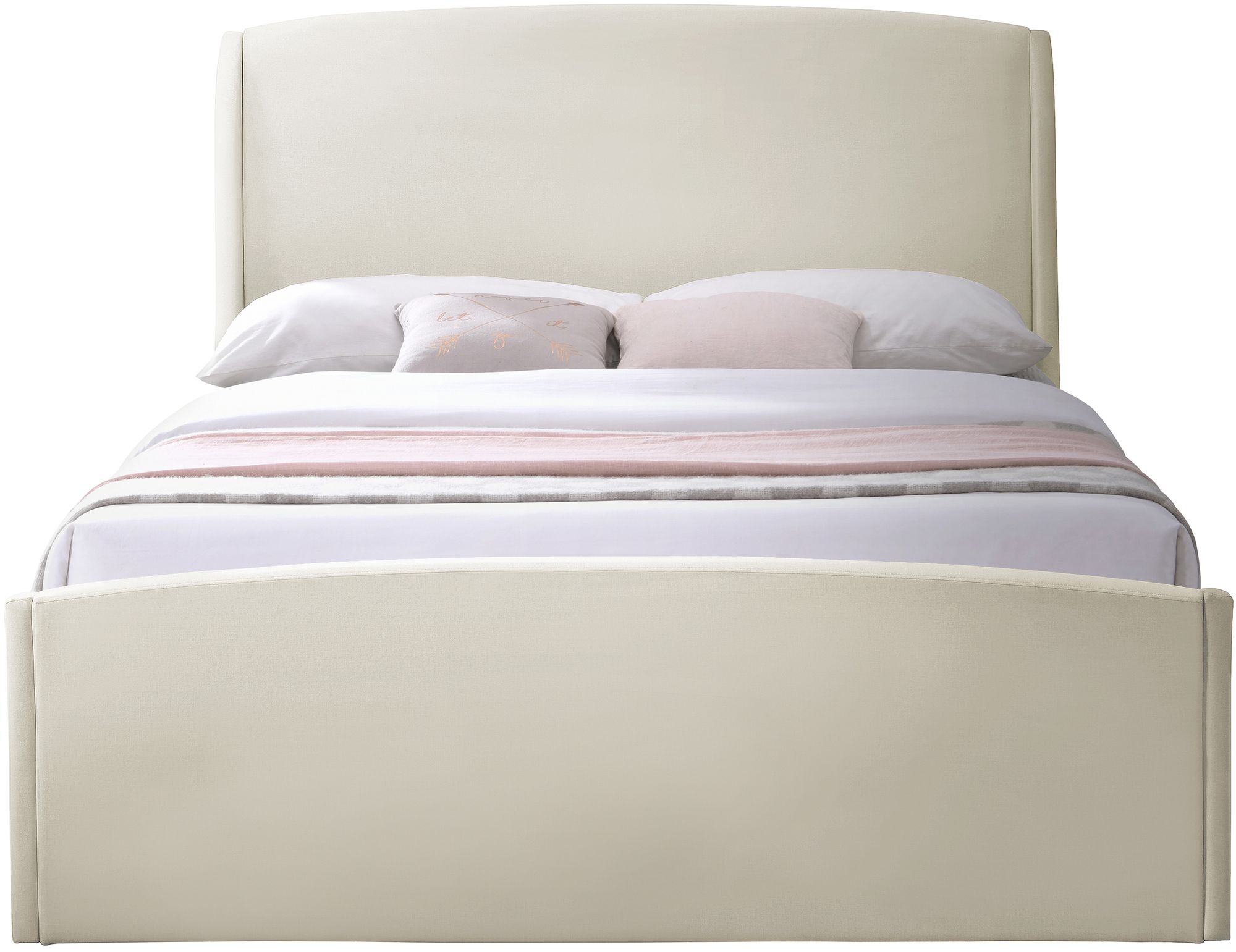 Tess Velvet King Size Bed