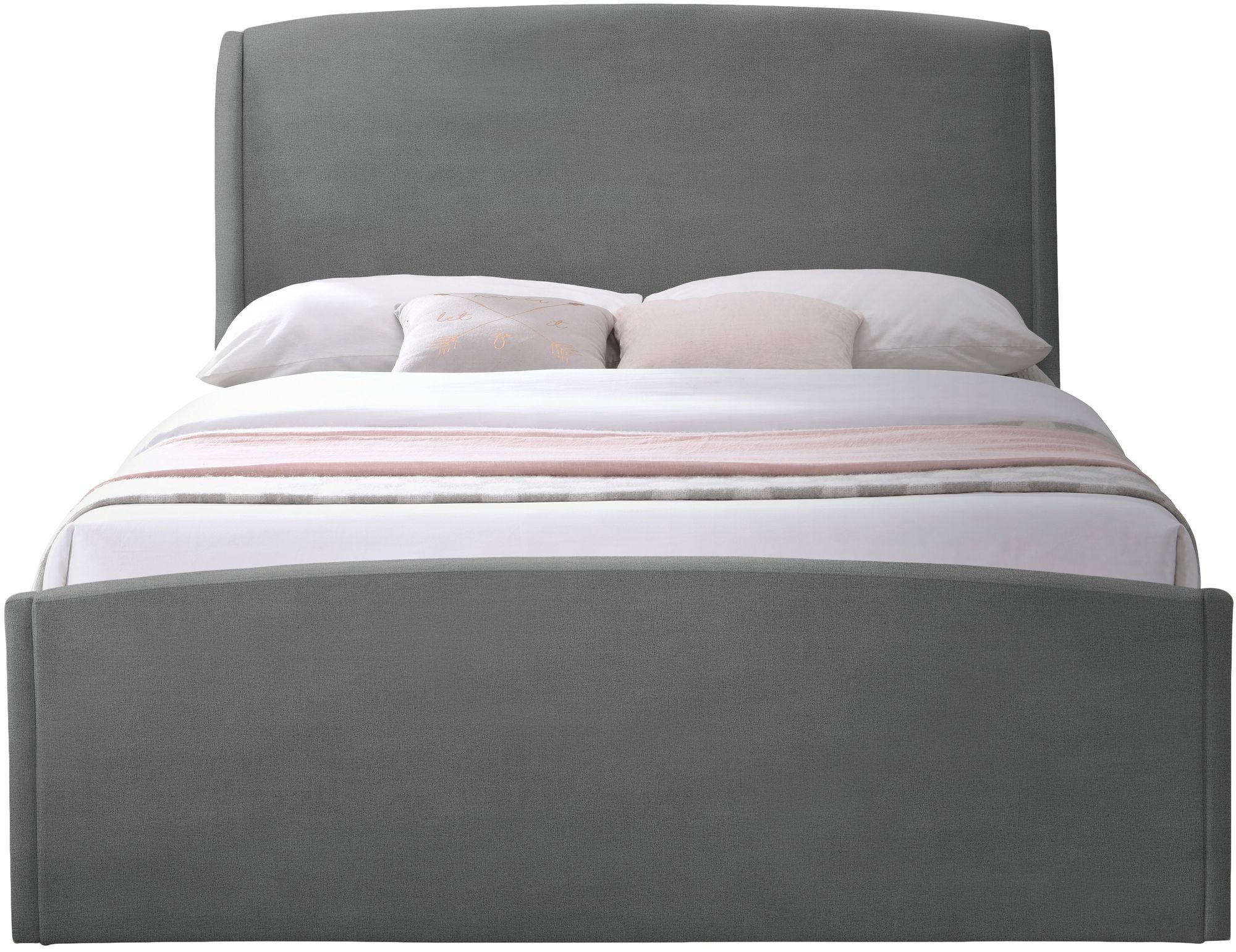 Tess Velvet King Size Bed