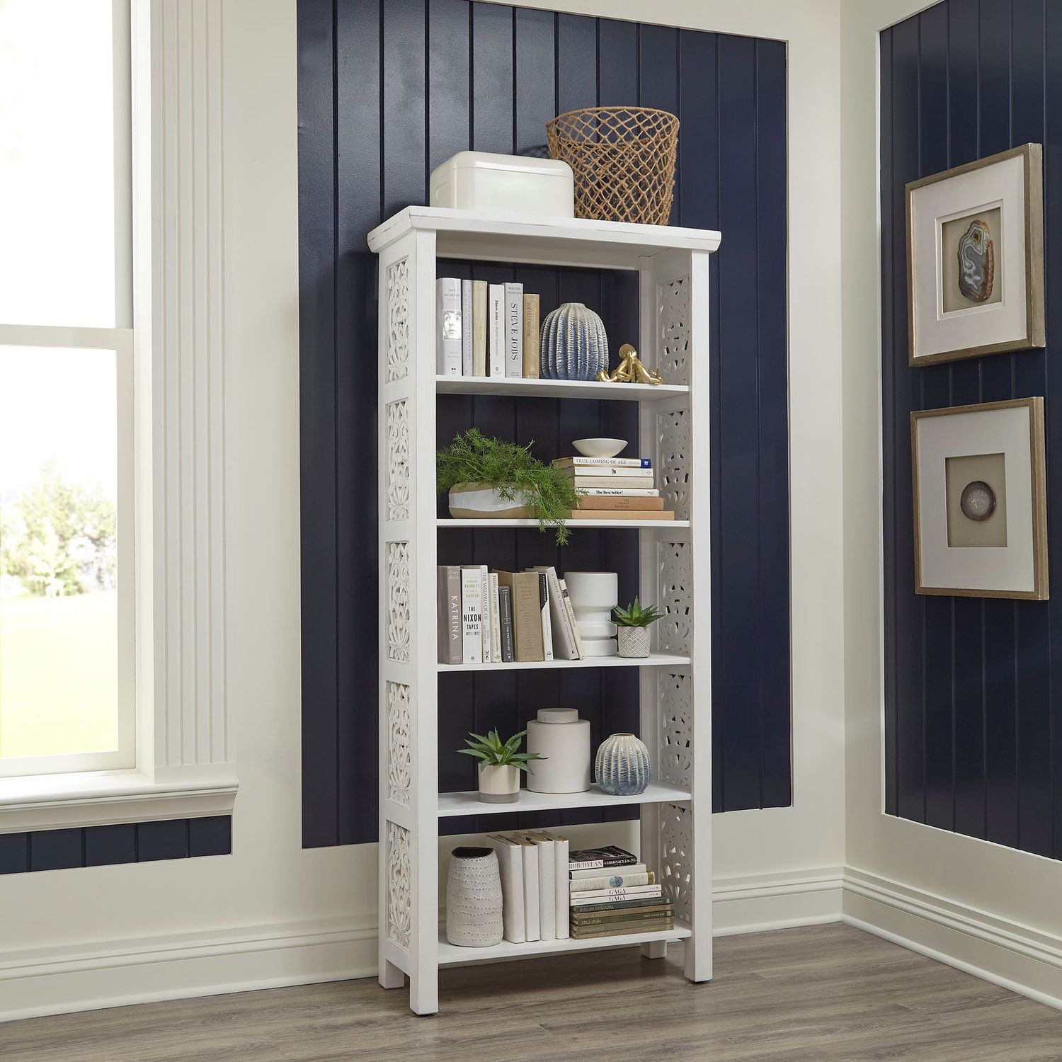 Trellis Lane Wood Accent Bookcase