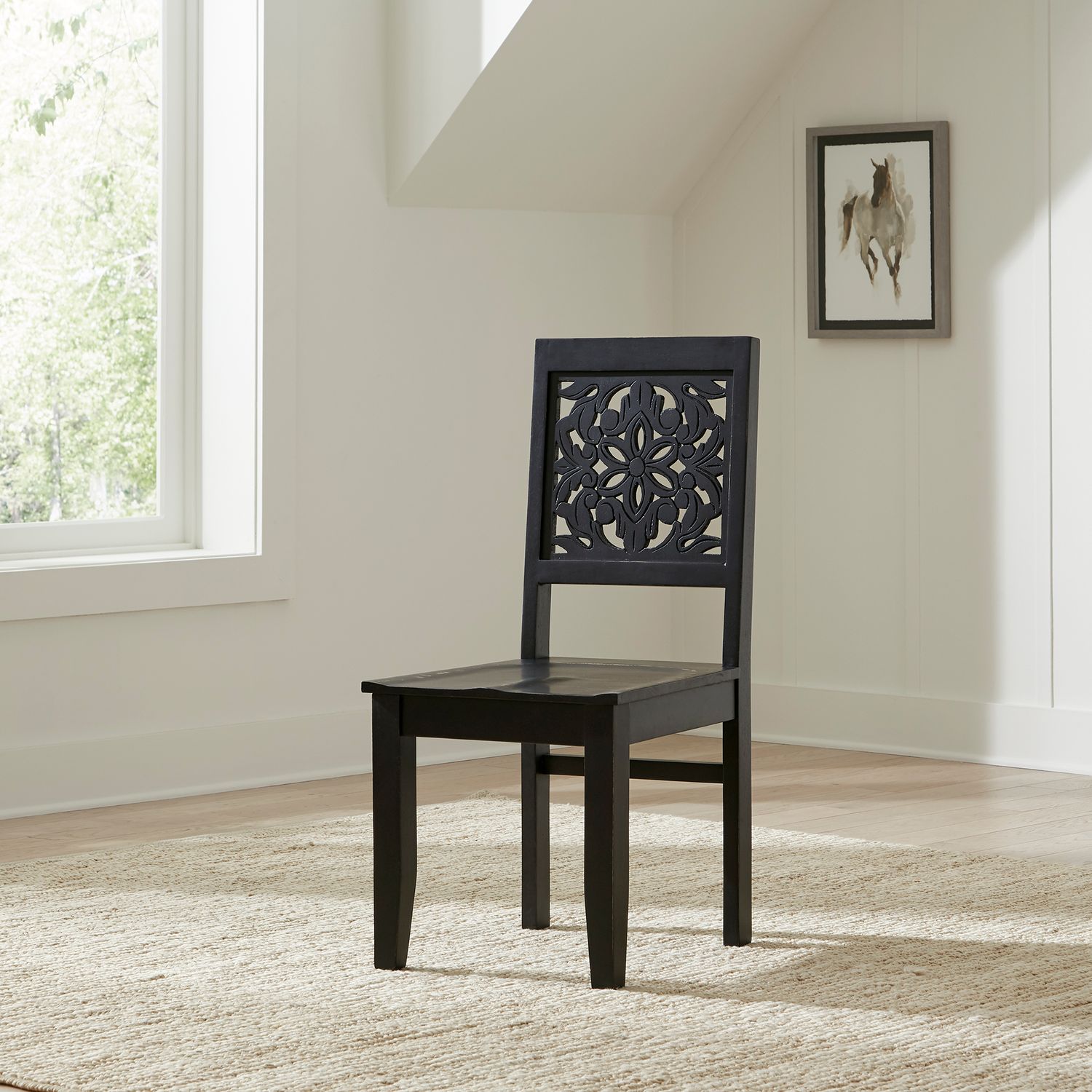 Trellis Lane Wood Accent Chair