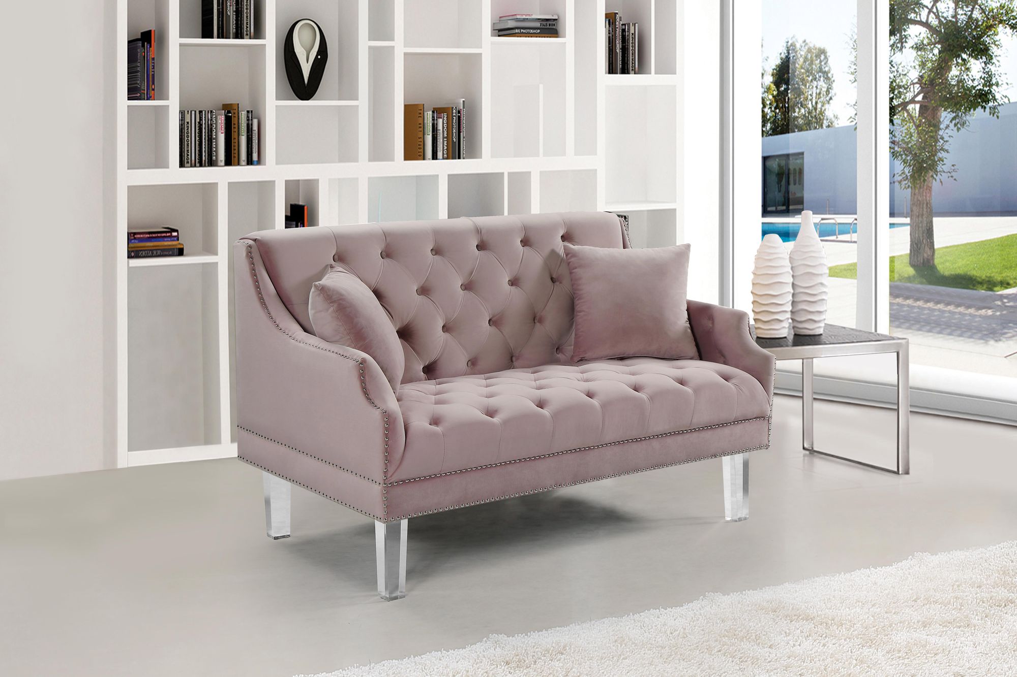 Roxy Velvet Loveseat
