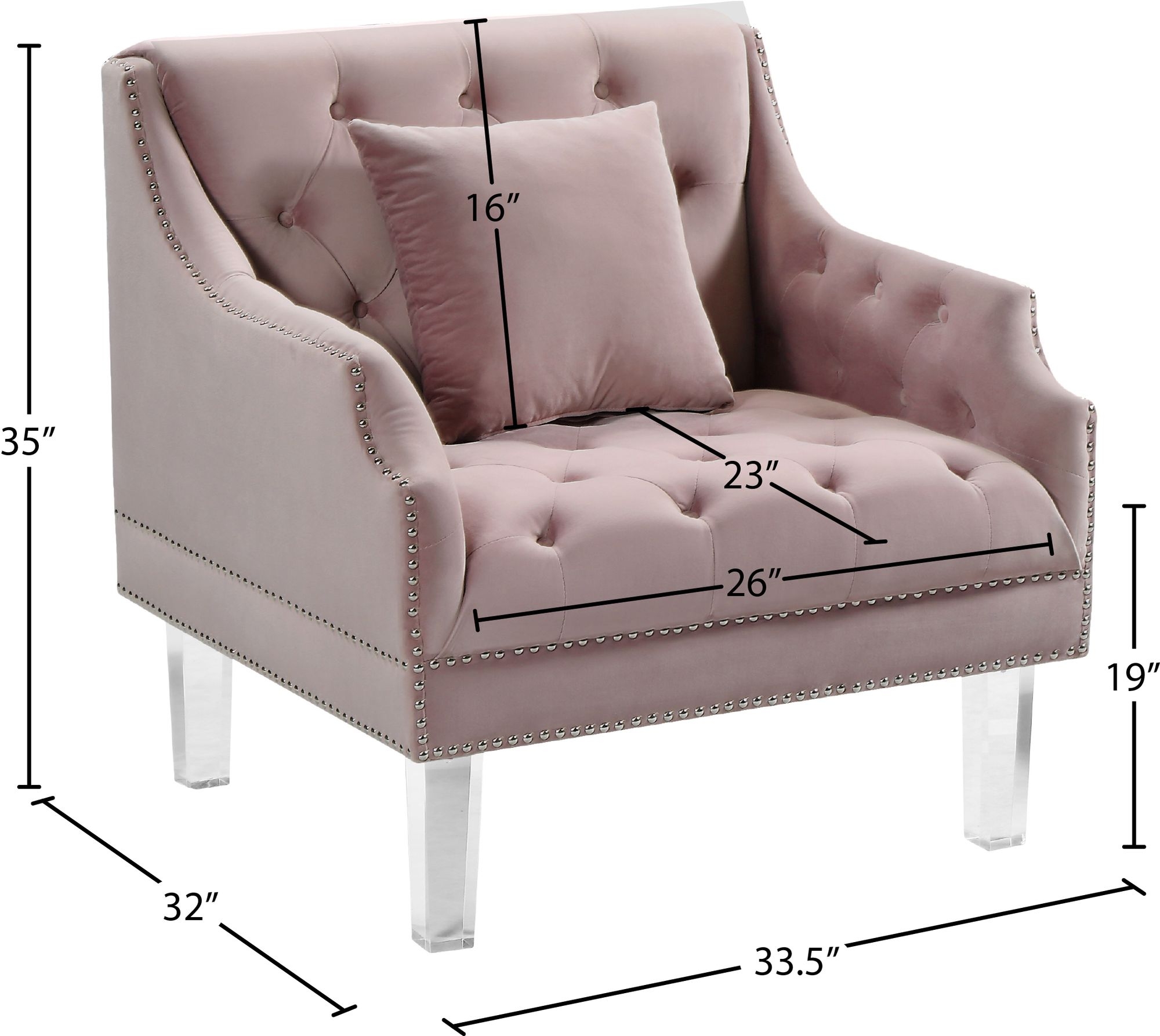 Roxy Velvet Chair