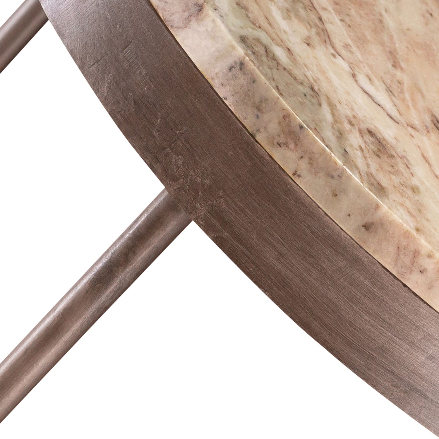 Eclipse Round Marble/Metal Top Nesting Tables