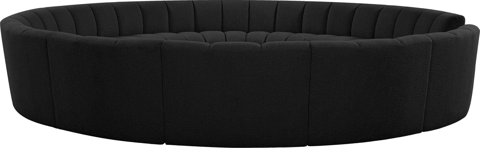 Infinity 183" 12-Piece Boucle Fabric Sectional