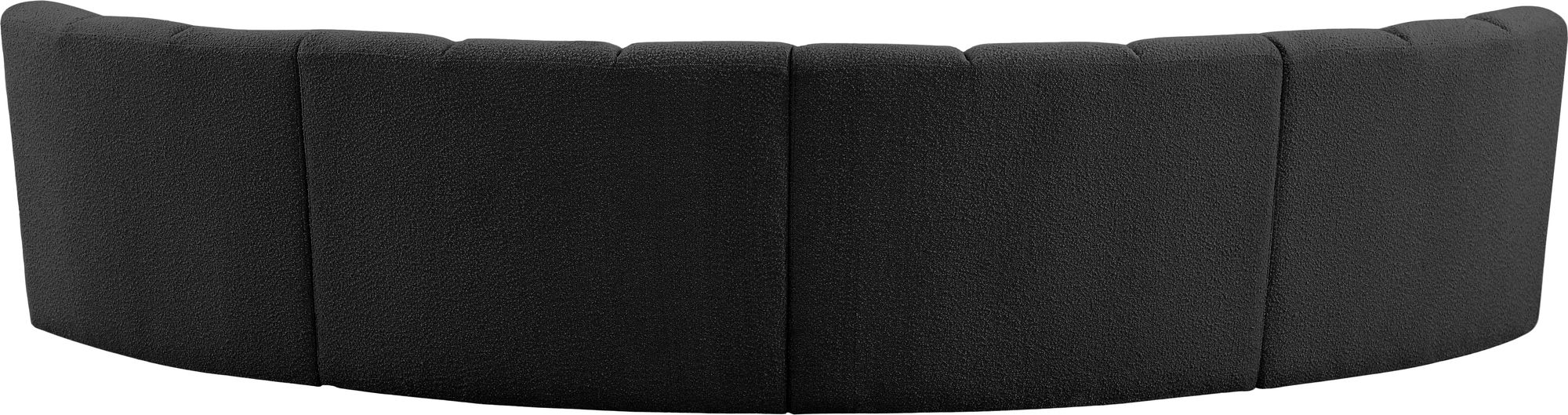 Infinity 148" 4-Piece Boucle Fabric Sectional