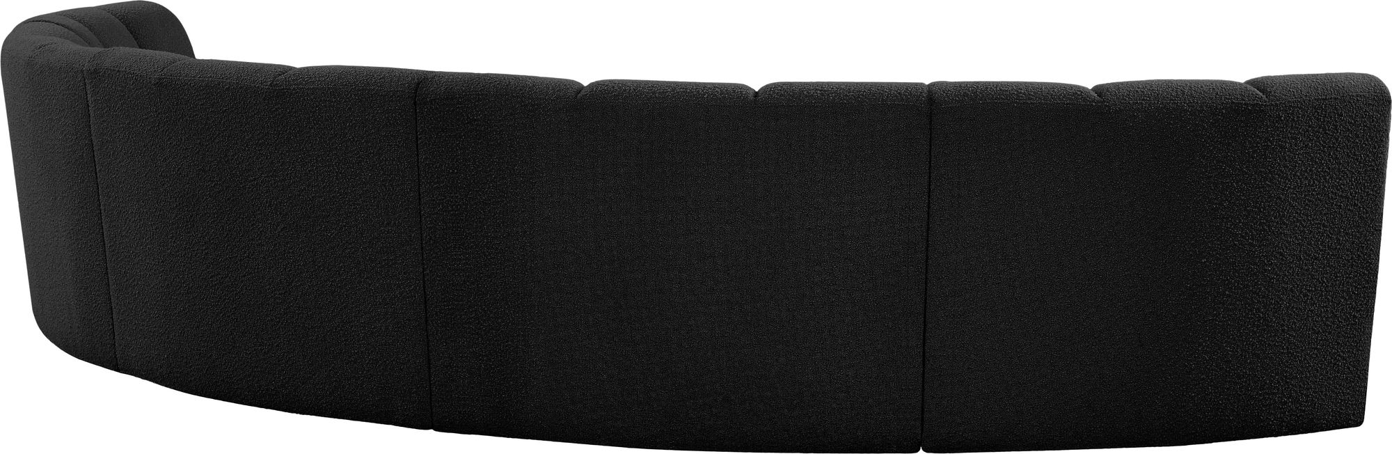 Infinity 167" 5-Piece Boucle Fabric Sectional