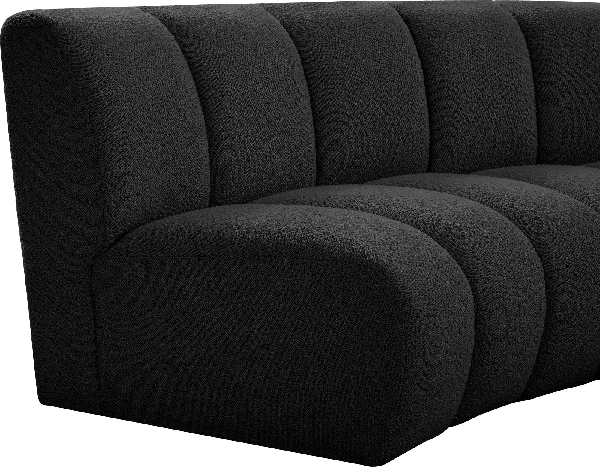 Infinity 174" 6-Piece Boucle Fabric Sectional