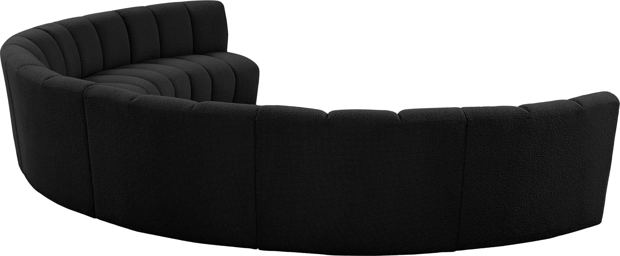 Infinity 183" 7-Piece Boucle Fabric Sectional Sofa