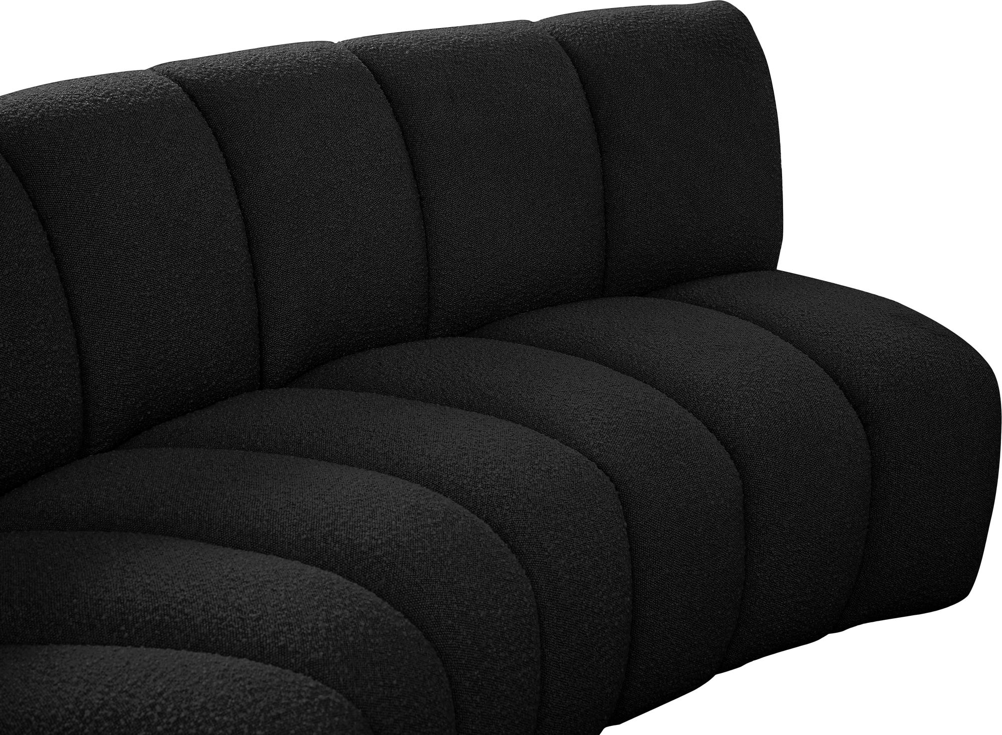 Infinity 183" 7-Piece Boucle Fabric Sectional Sofa