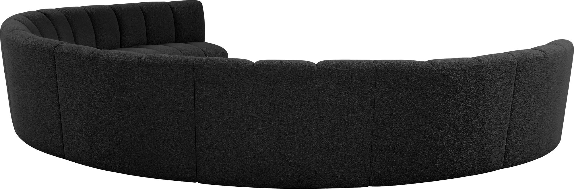 Infinity 183" 8-Piece Boucle Fabric Sectional Sofa