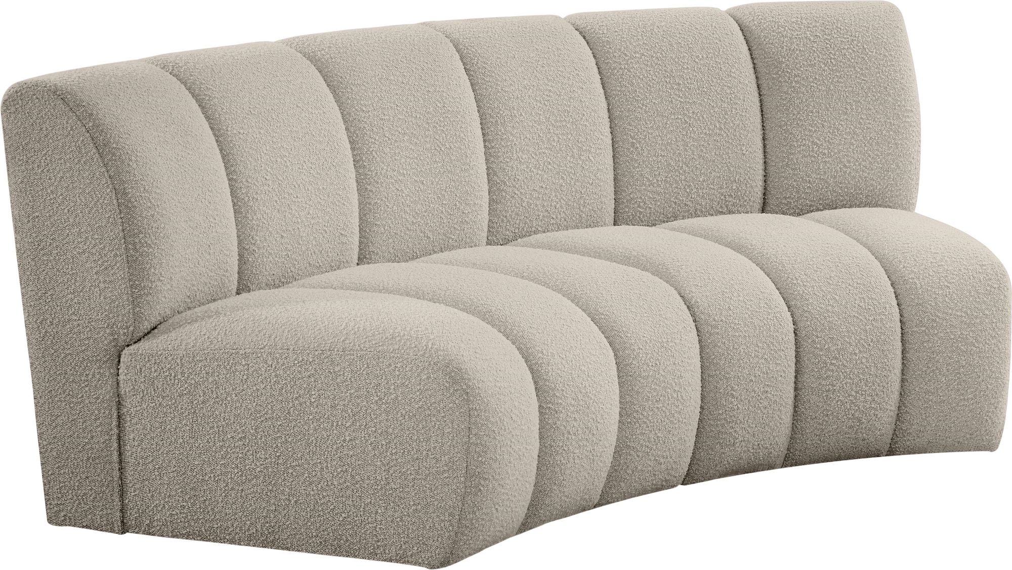 Infinity Boucle Fabric Loveseat