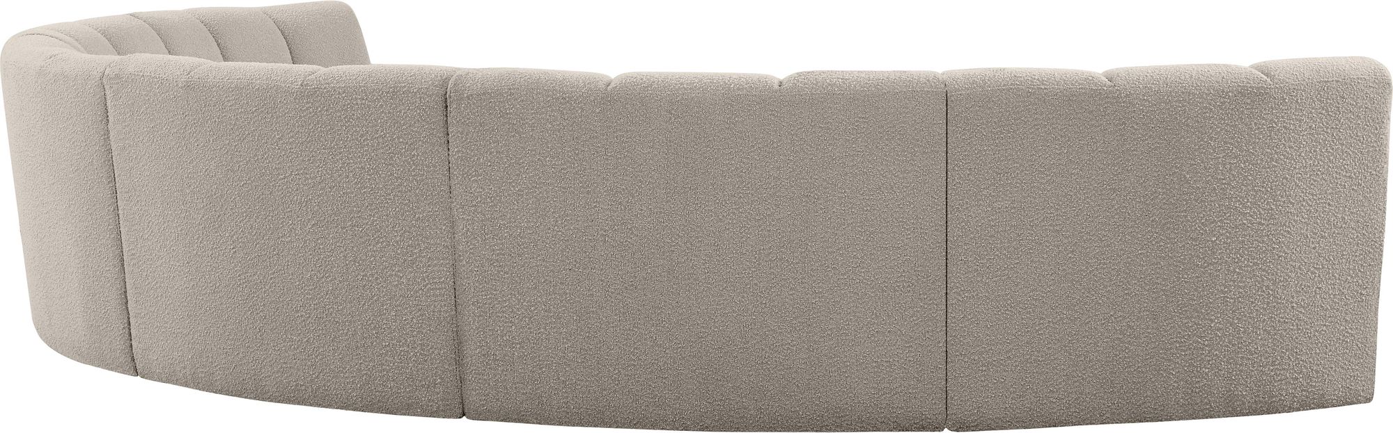 Infinity 174" 6-Piece Boucle Fabric Sectional