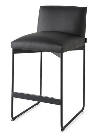 Gala Fabric/Metal Customizable Counter Stool
