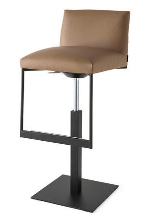 Gala Fabric/Metal Customizable Swivel Adjustable Height Stool