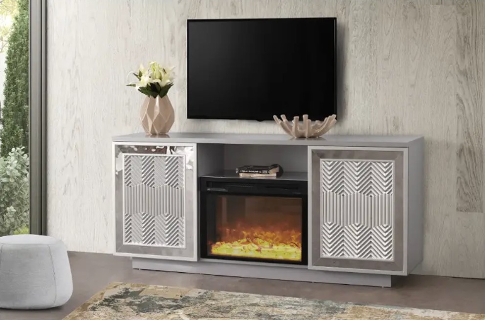 SM Giovanna 70" TV Console w/2 Doors & Decorative Legs