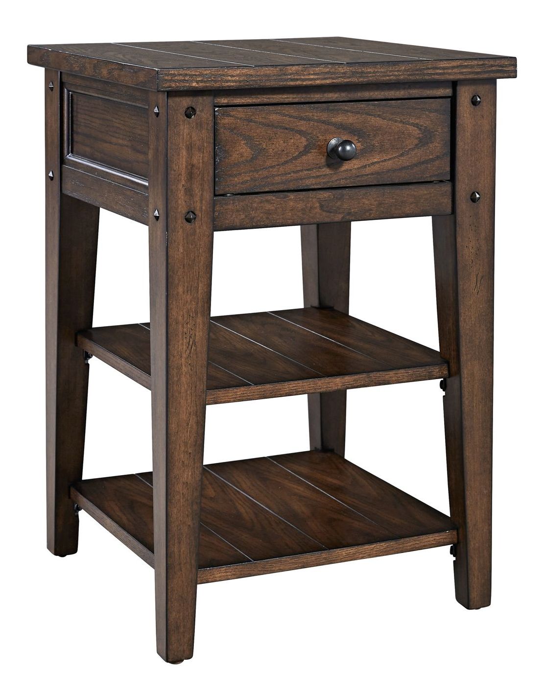Lake House Coffee Table Set | Rustic Oak Wood Storage Tables