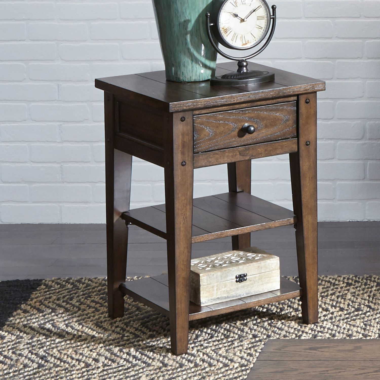 Lake House Coffee Table Set | Wood Storage Cocktail Tables