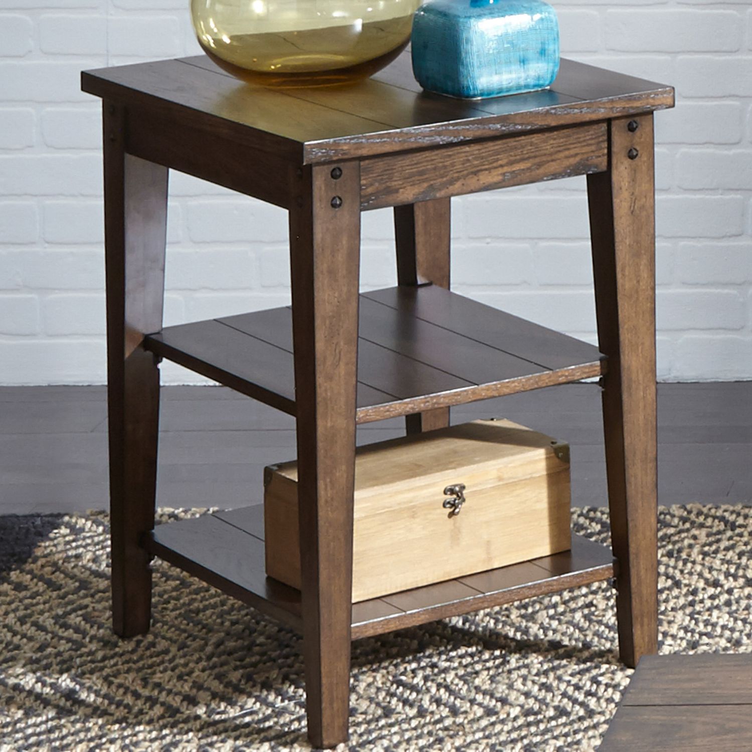 Lake House Coffee Table Set | Wood Storage Cocktail Tables
