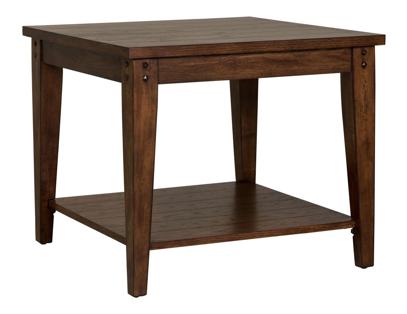 Lake House Coffee Table Set | Rustic Oak Wood Storage Tables
