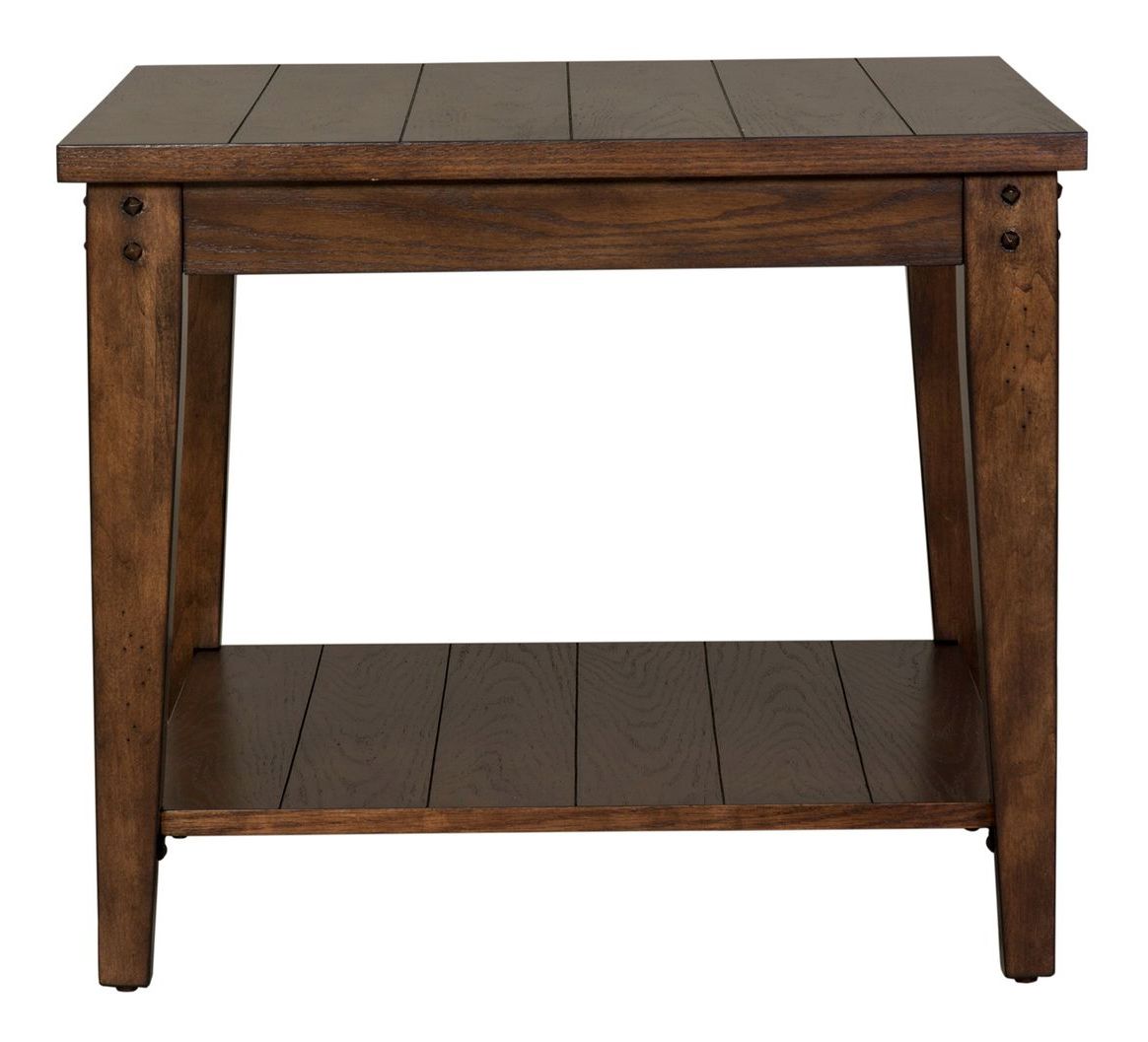 Lake House Coffee Table Set | Rustic Oak Wood Storage Tables