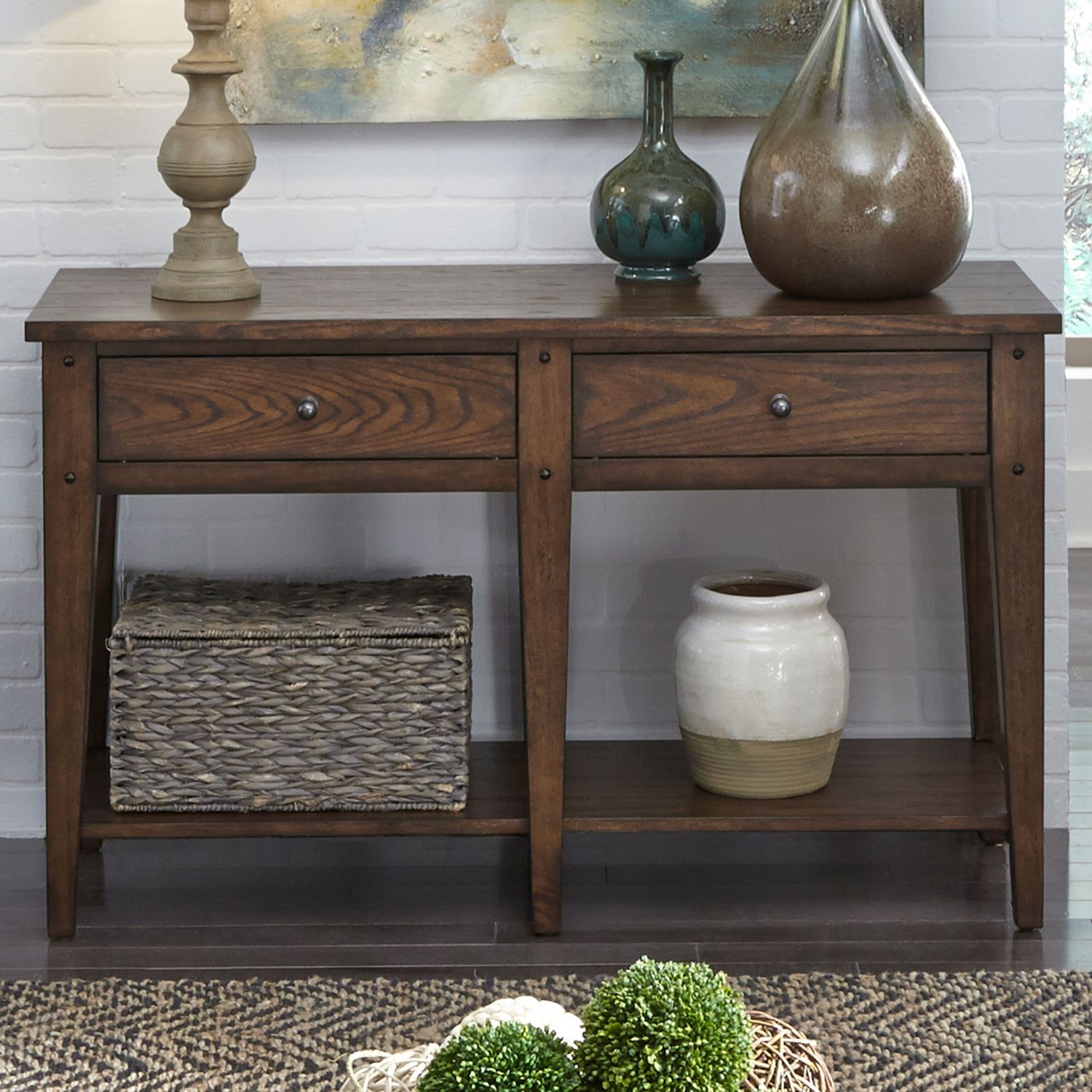 Lake House Coffee Table Set | Wood Storage Cocktail Tables