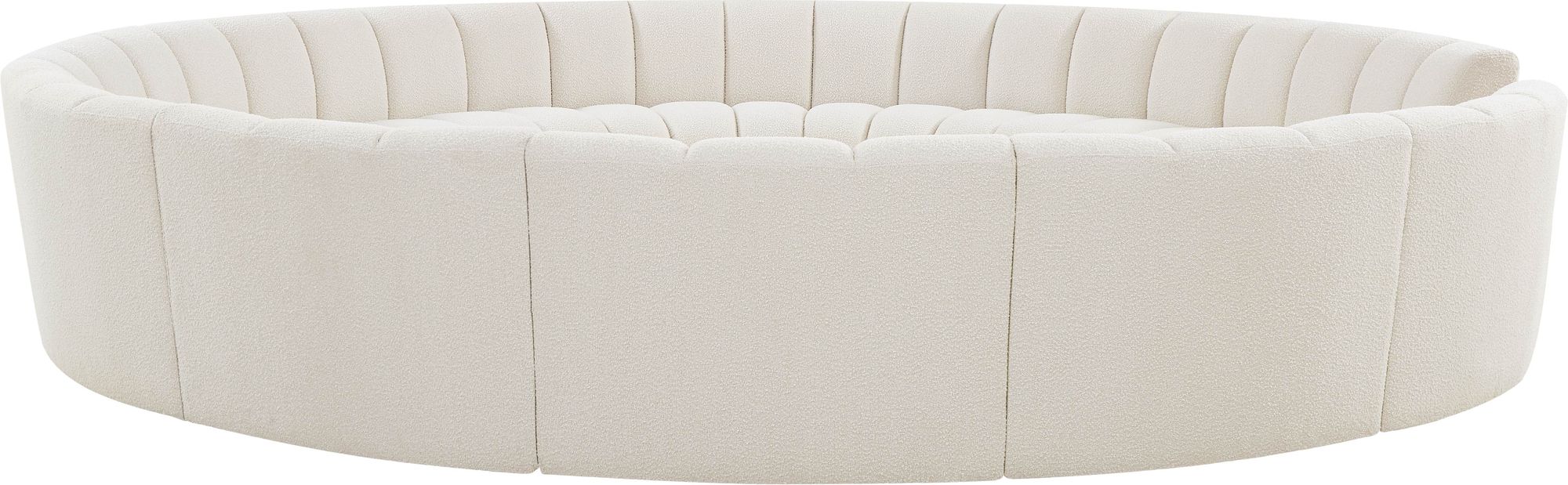 Infinity 183" 12-Piece Boucle Fabric Sectional