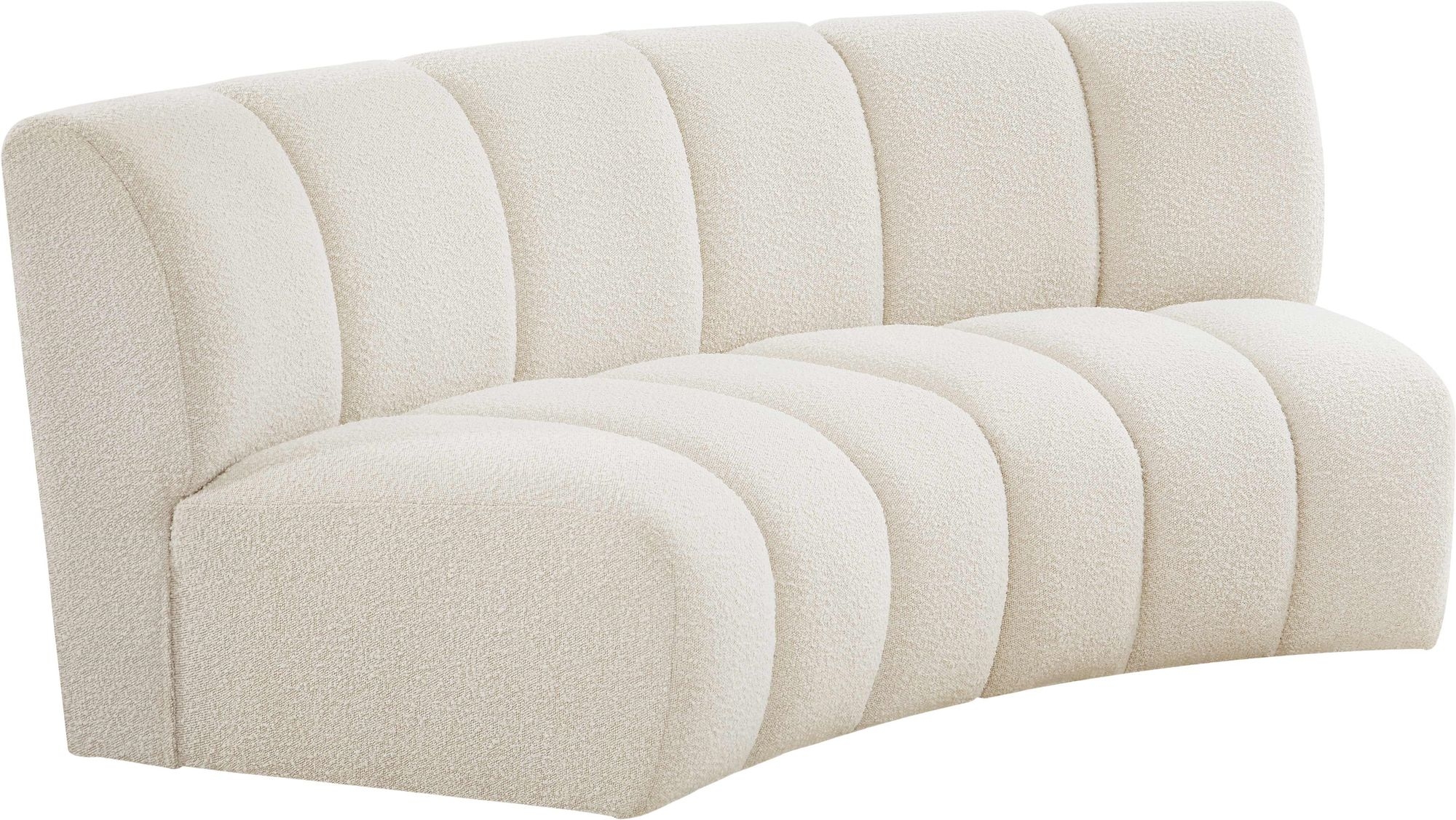 Infinity Boucle Fabric Loveseat