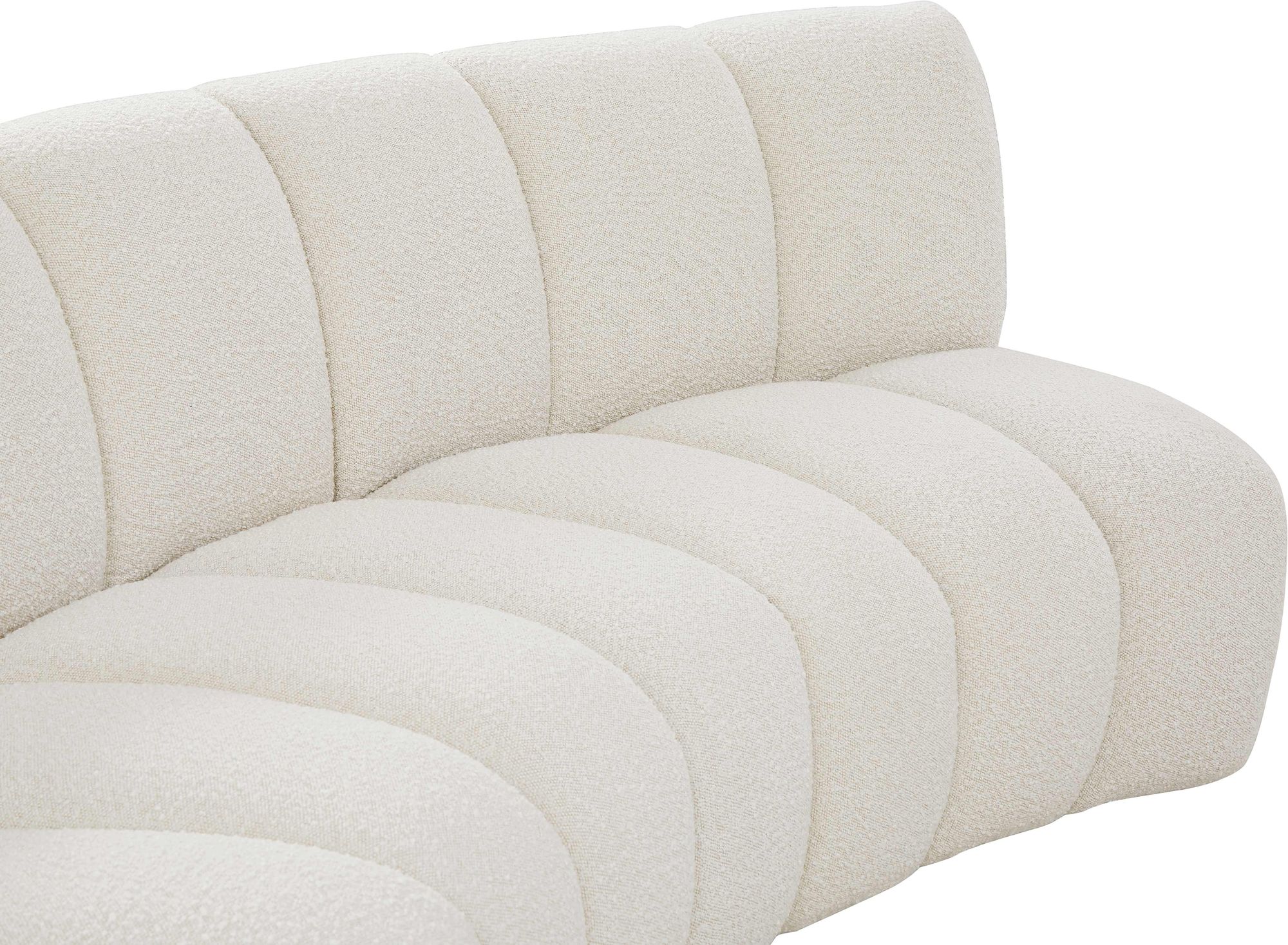 Infinity Boucle Fabric Loveseat