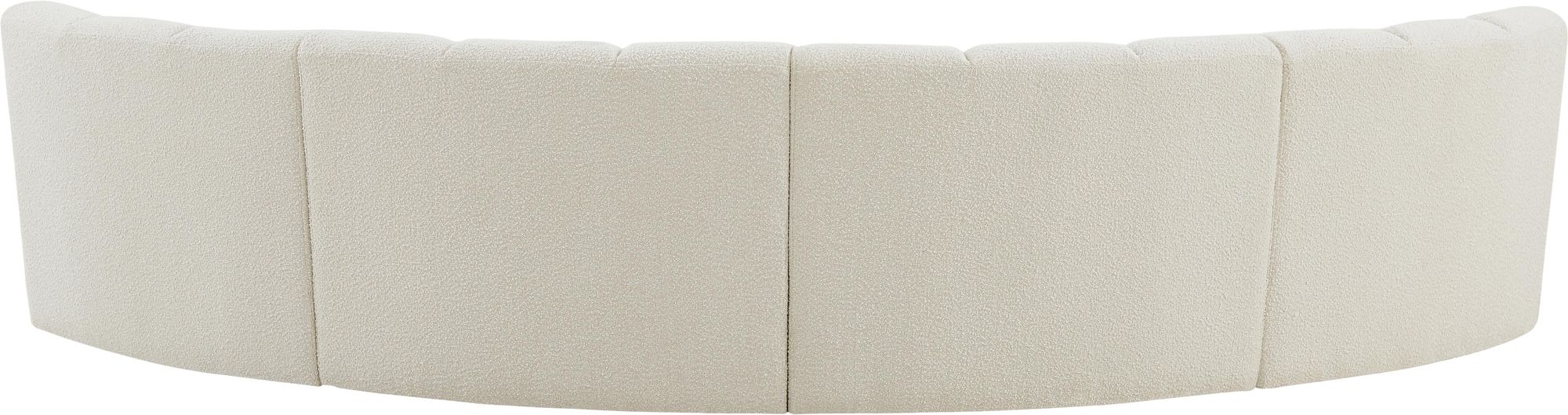 Infinity 148" 4-Piece Velvet Modular Sectional