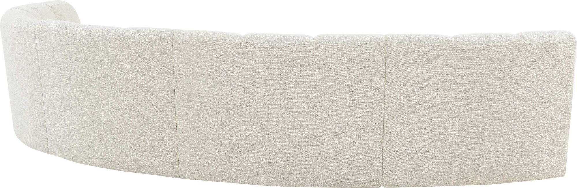 Infinity 167" 5-Piece Boucle Fabric Sectional