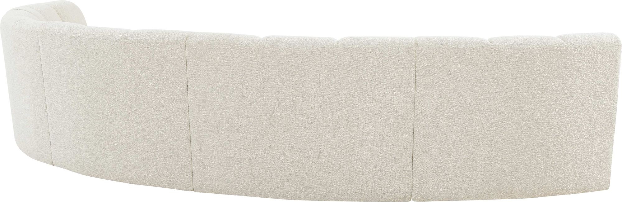 Infinity 167" 5-Piece Boucle Fabric Sectional Sofa