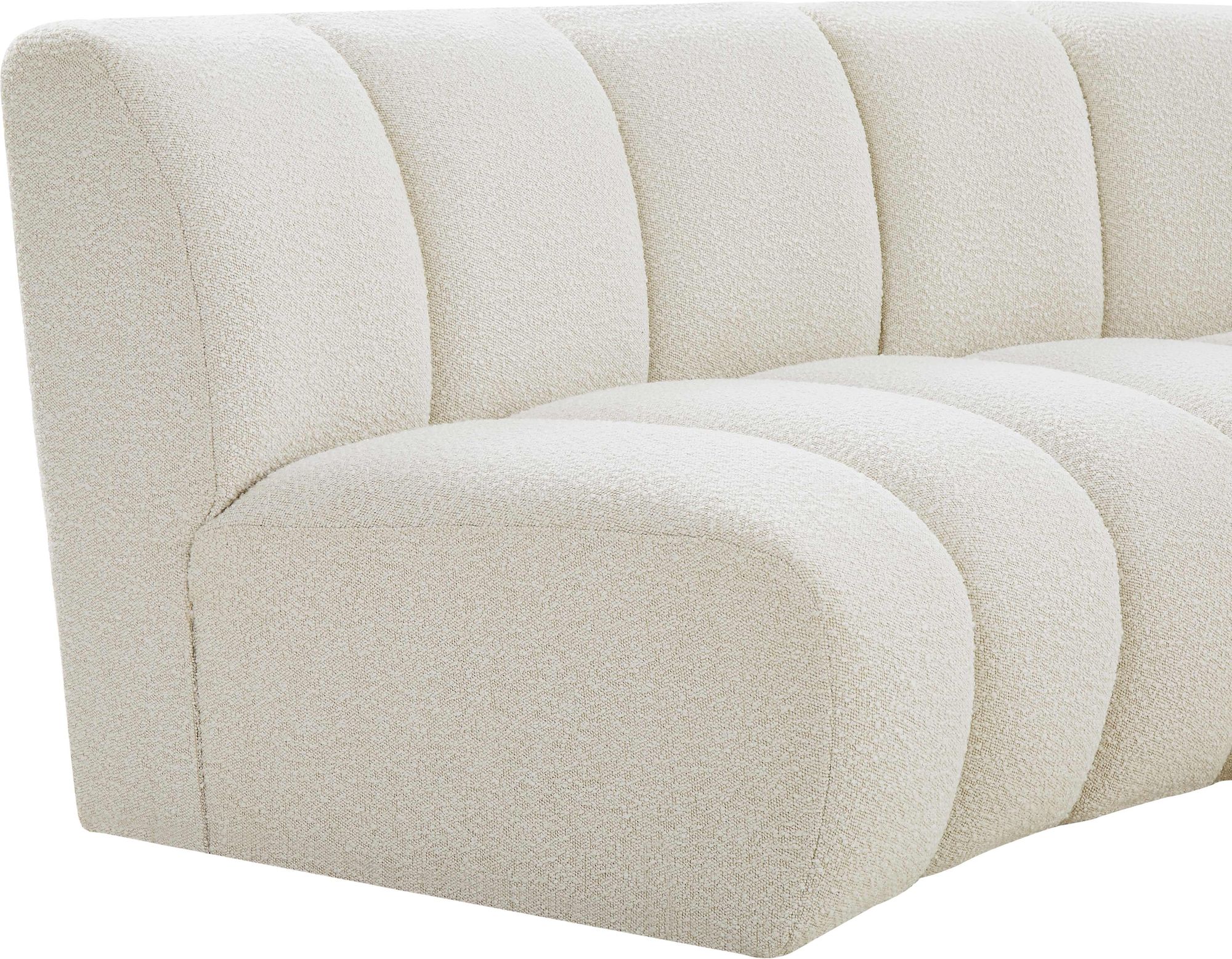 Infinity 174" 6-Piece Boucle Fabric Sectional