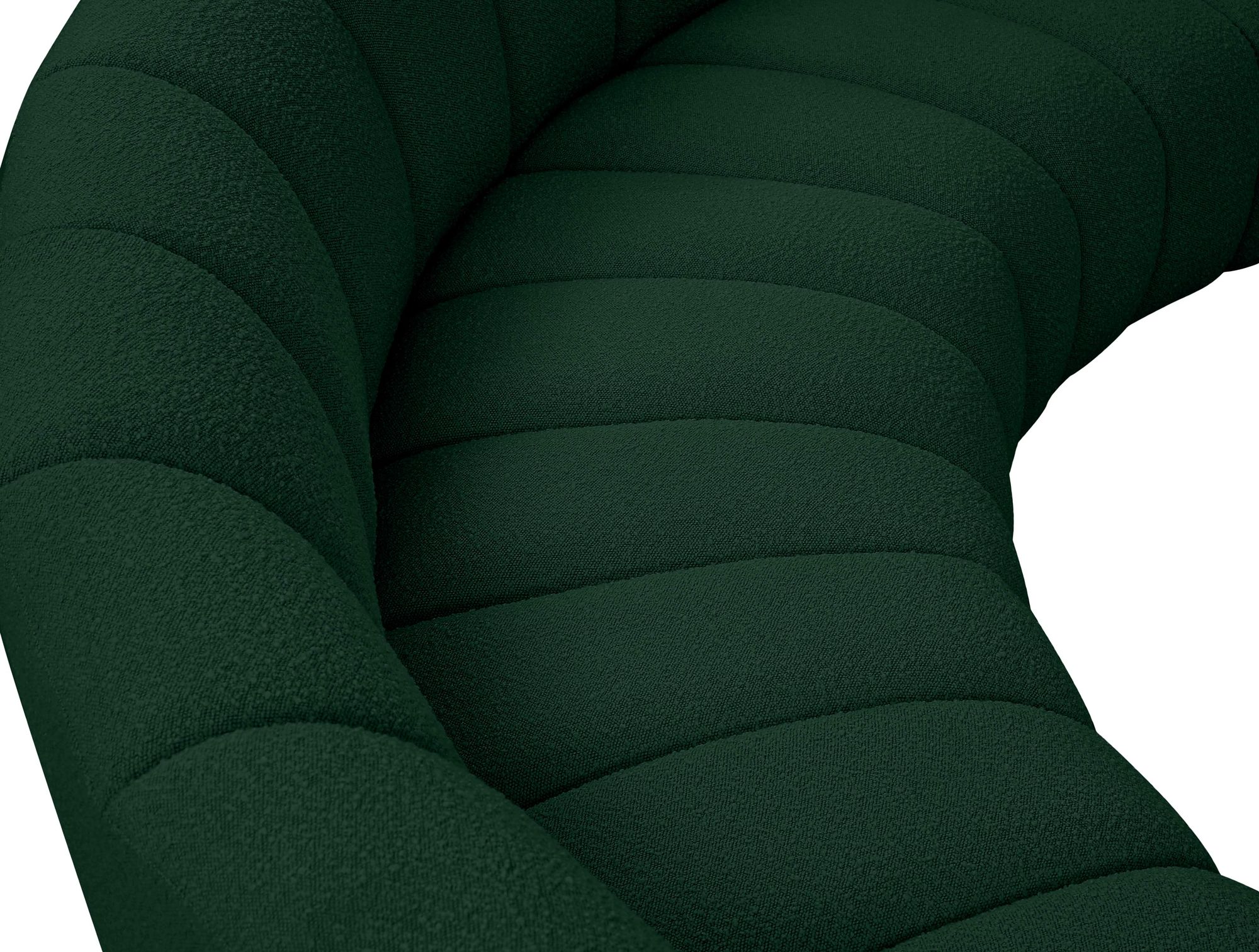 Infinity 183" 11-Piece Boucle Fabric Sectional