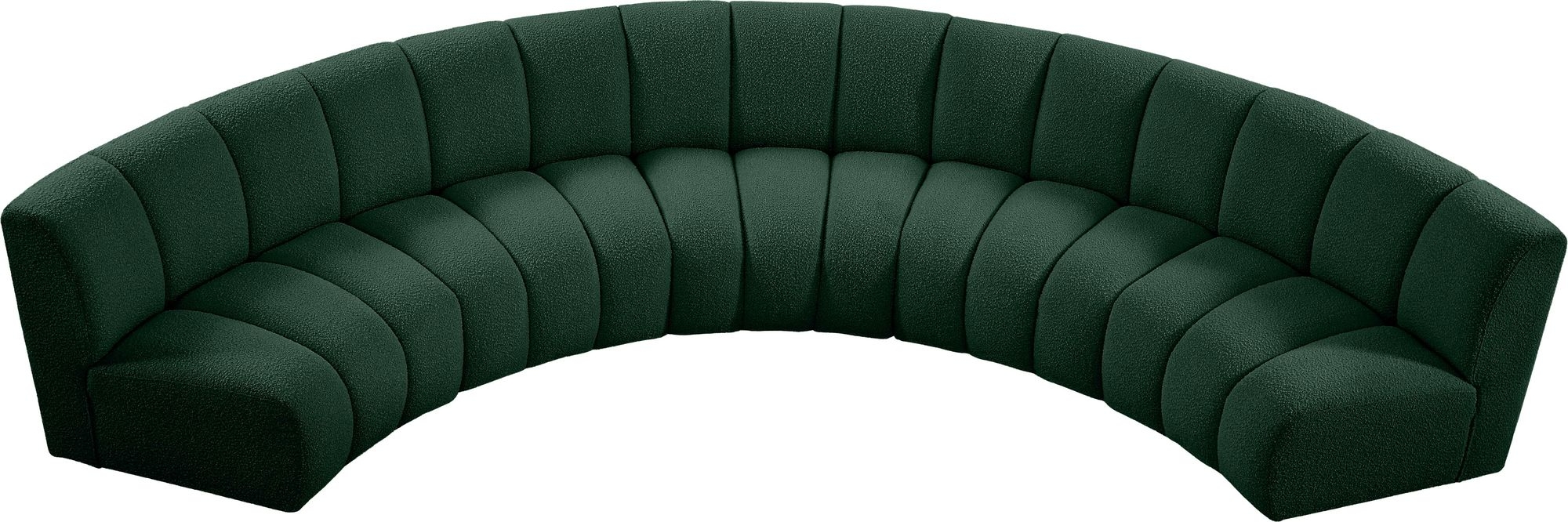 Infinity 167" 5-Piece Boucle Fabric Sectional Sofa