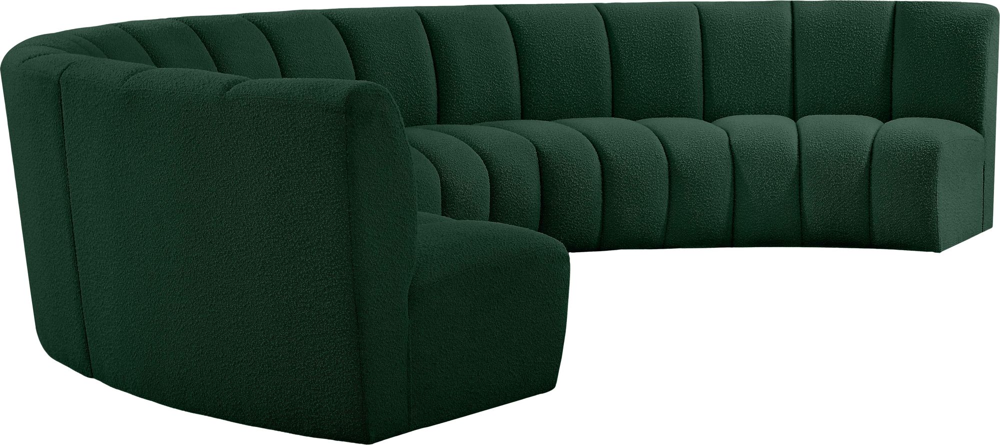 Infinity 174" 6-Piece Boucle Fabric Sectional