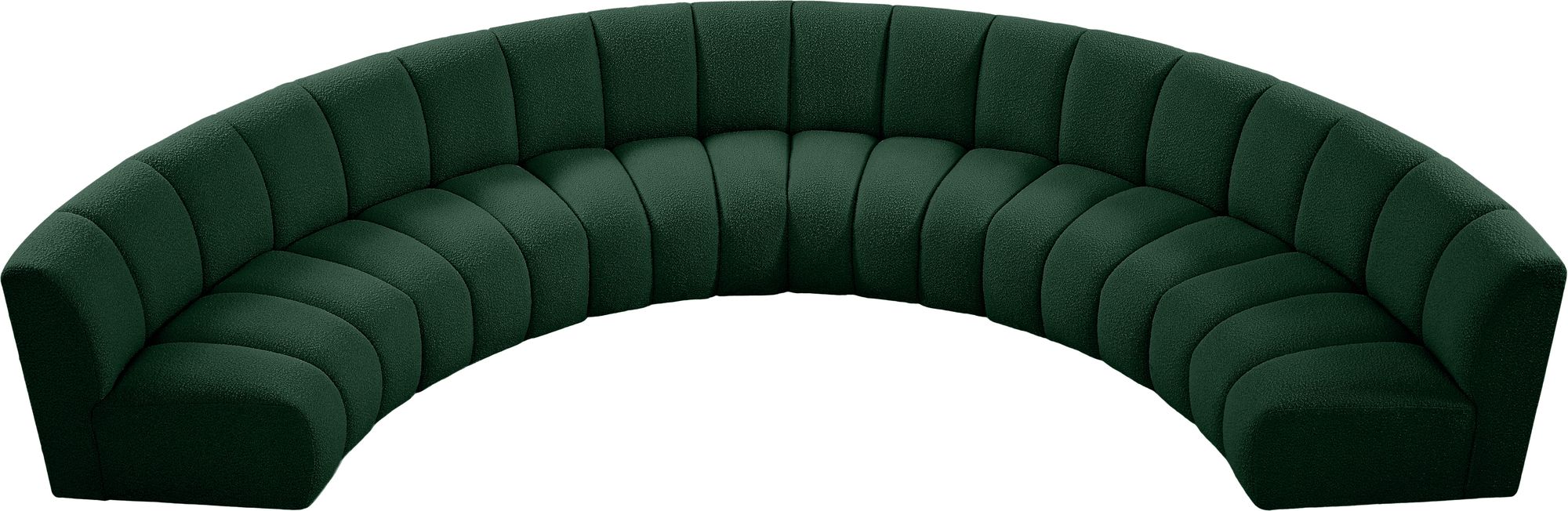 Infinity 174" 6-Piece Boucle Fabric Sectional