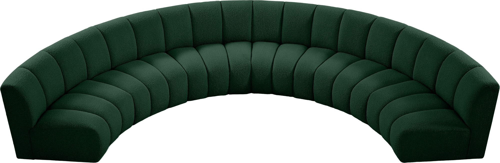 Infinity 174" 6-Piece Boucle Fabric Sectional Sofa