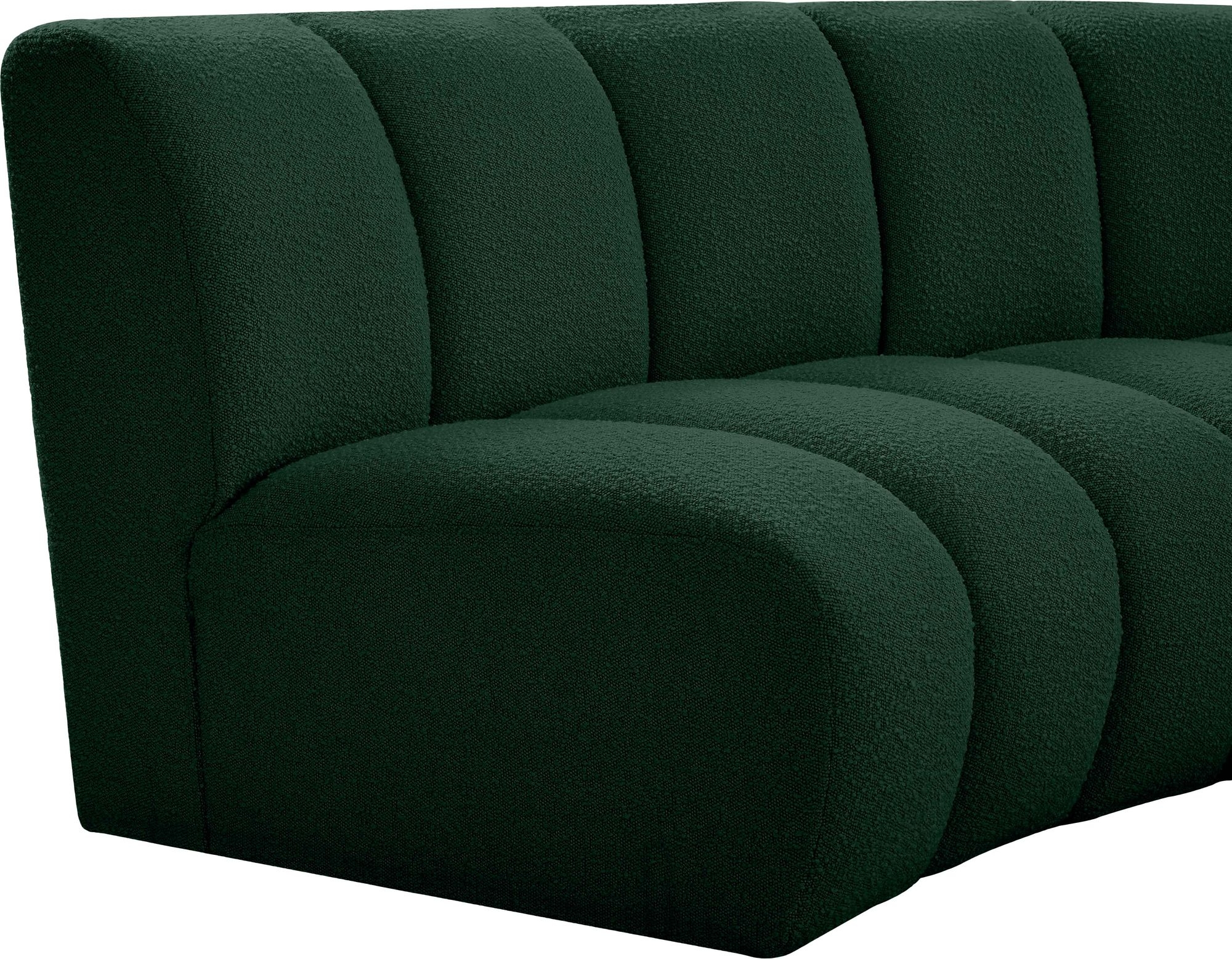 Infinity 174" 6-Piece Boucle Fabric Sectional Sofa