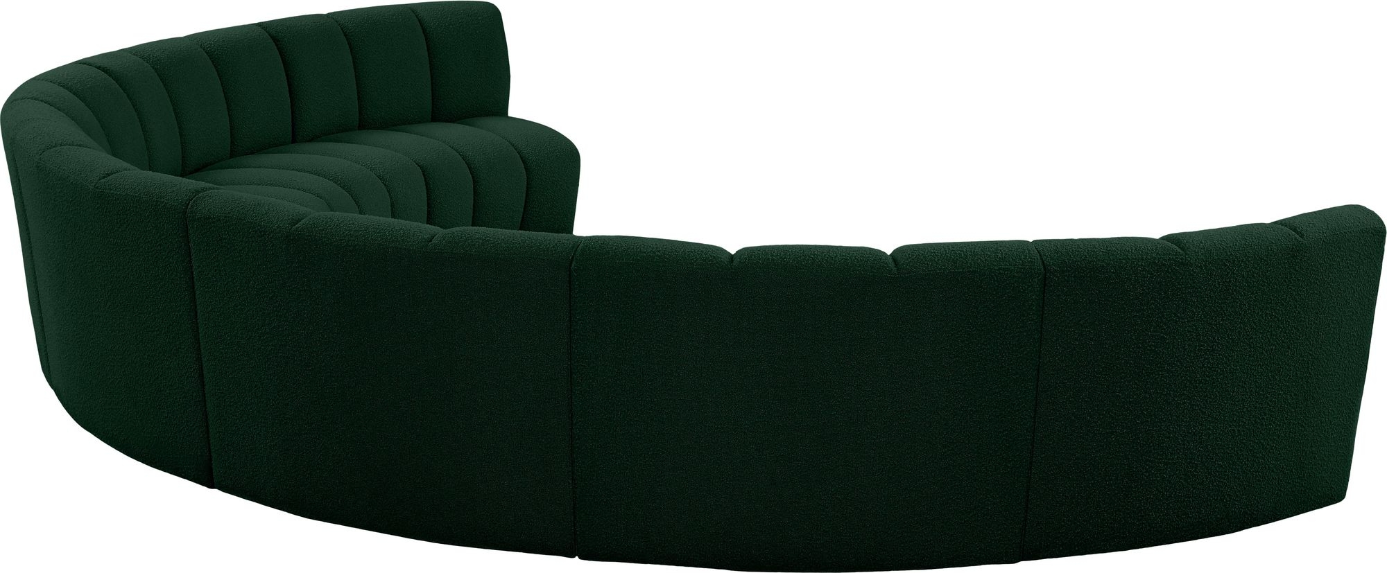 Infinity 183" 7-Piece Boucle Fabric Sectional Sofa