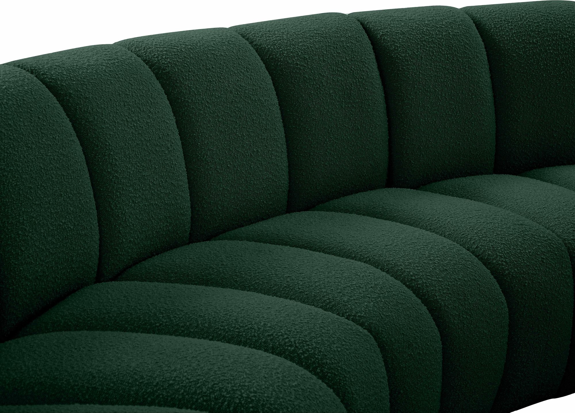 Infinity 183" 7-Piece Boucle Fabric Sectional Sofa