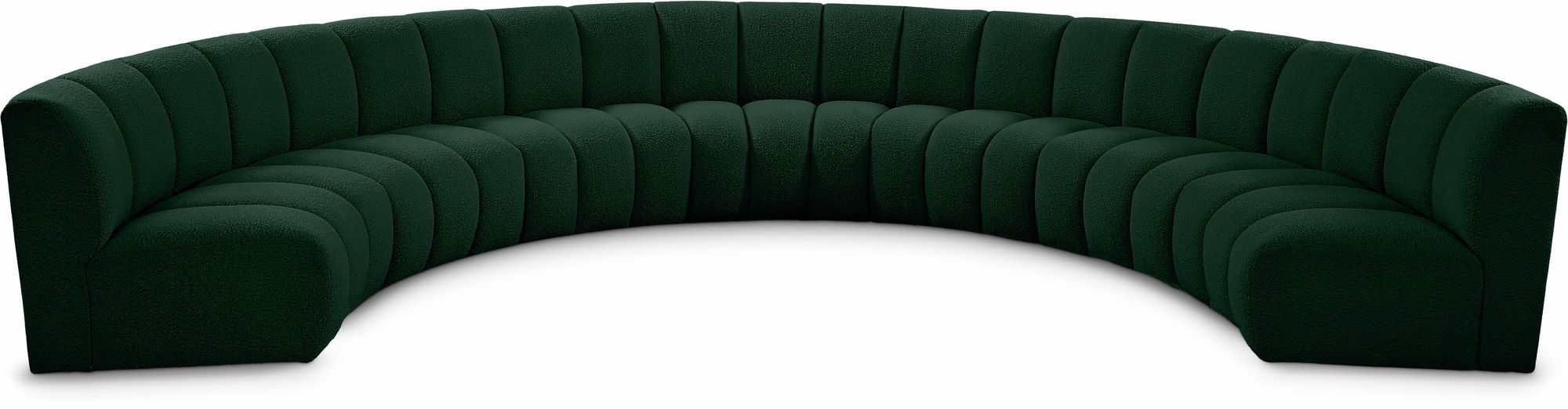 Infinity 183" 7-Piece Boucle Fabric Sectional Sofa