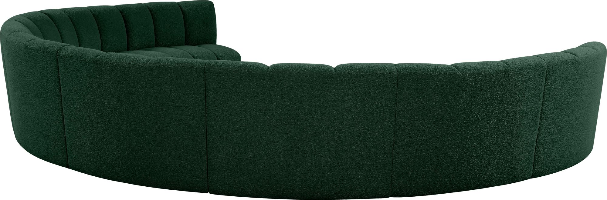 Infinity 183" 8-Piece Boucle Fabric Sectional
