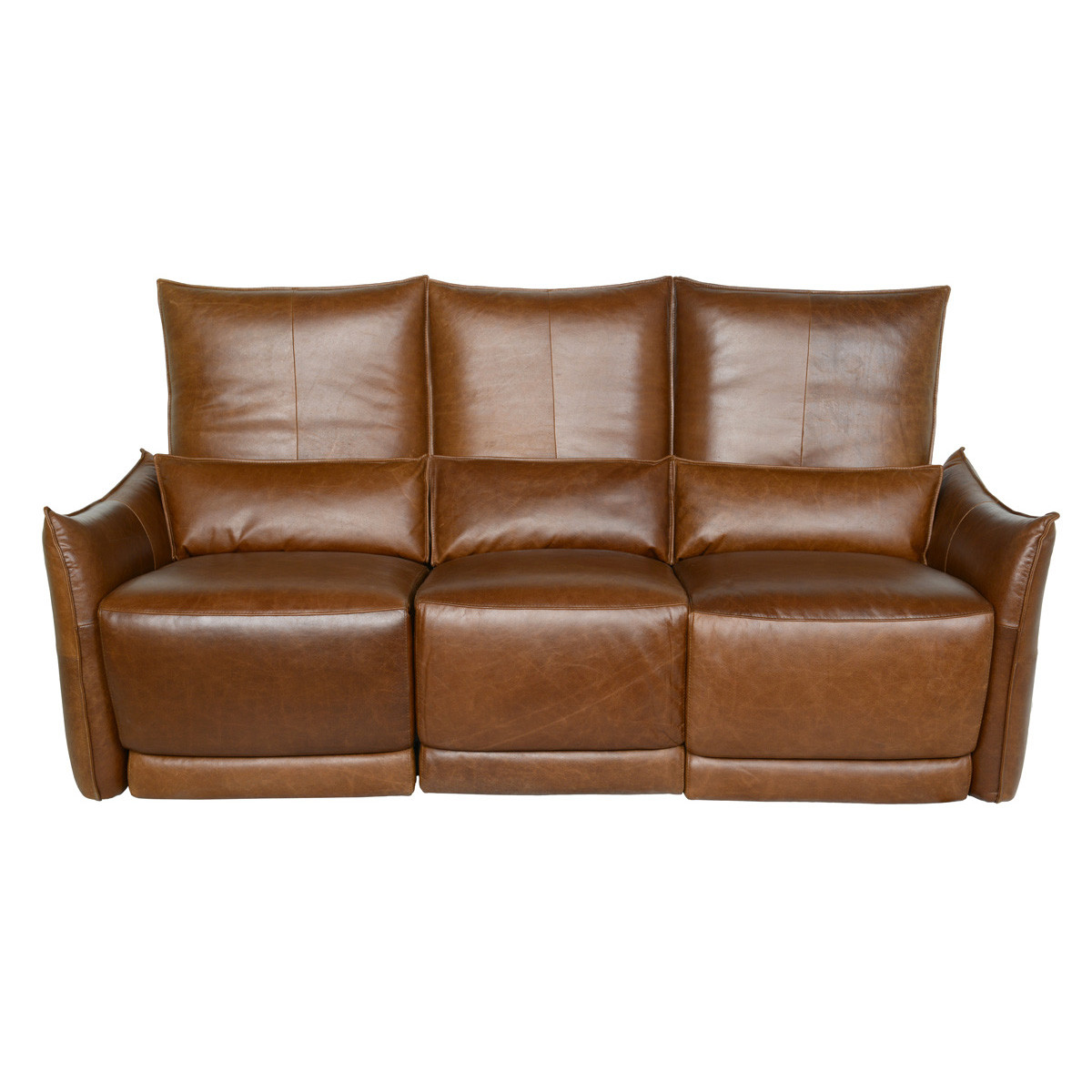 Amsterdam Top Grain Leather Recliner Sofa